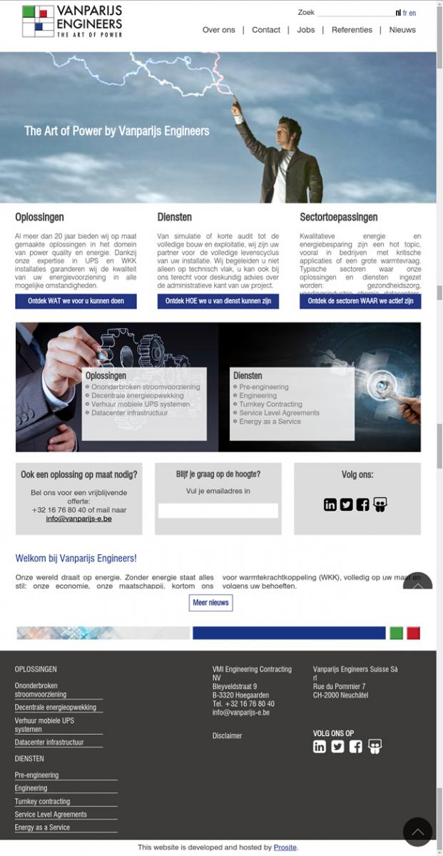 Screenshot website