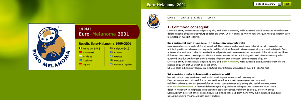 Euromelanoma website 2002